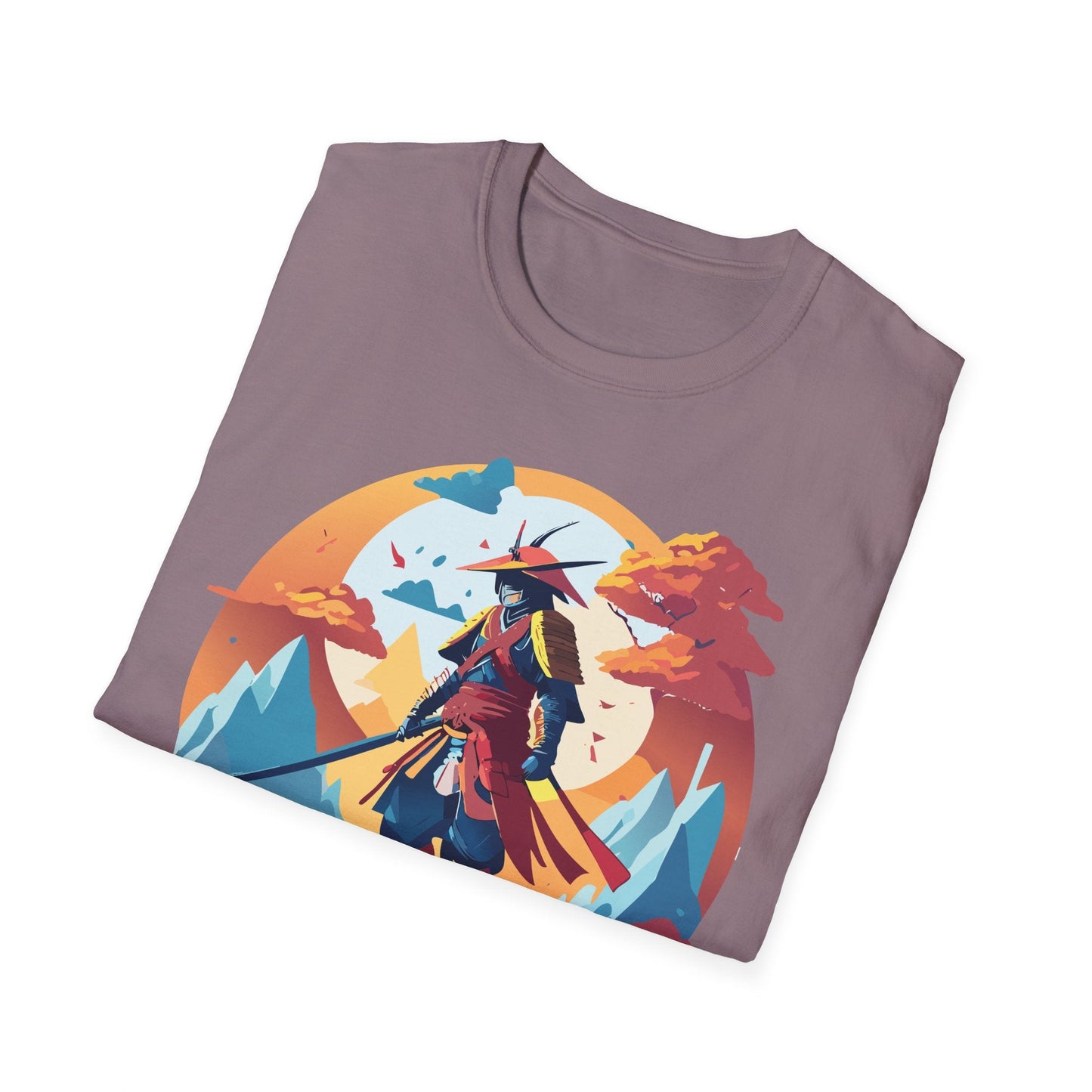 Samurai Shirt Unisex Tee Gildan Softstyle 64000 100 Percent Ring Spun Cotton Lightweight