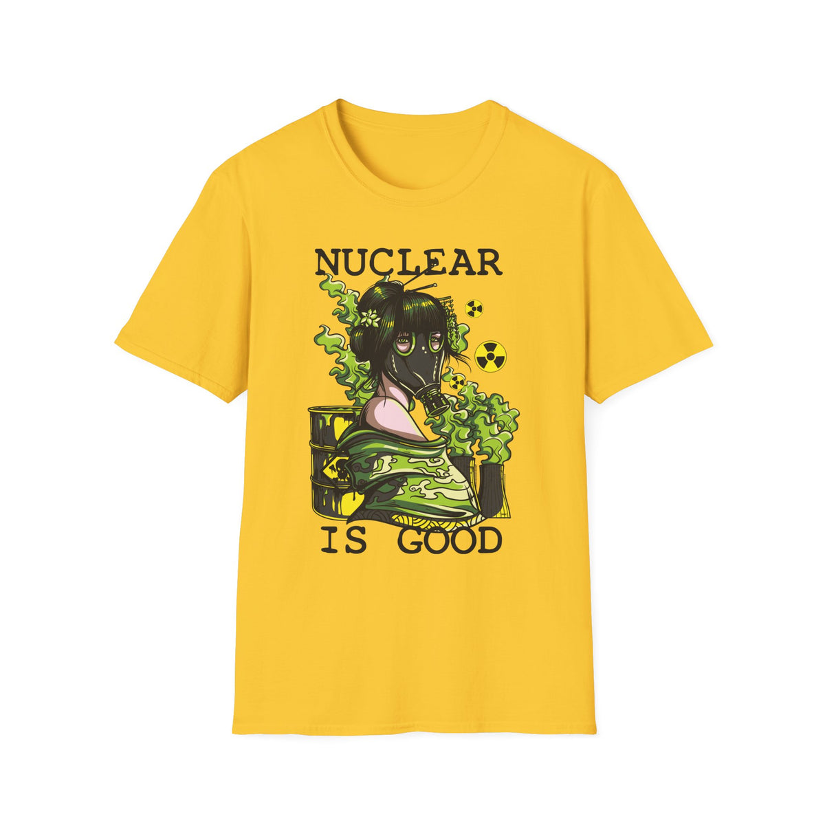 Unisex Cotton T-Shirt with Cartoon Graphic Design