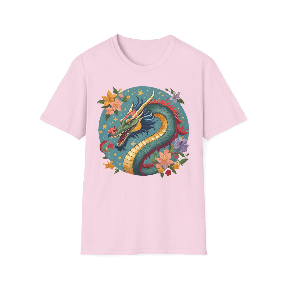 Dragon Graphic Tee Gildan Unisex 100 Cotton Tee Shirt with Animal a44