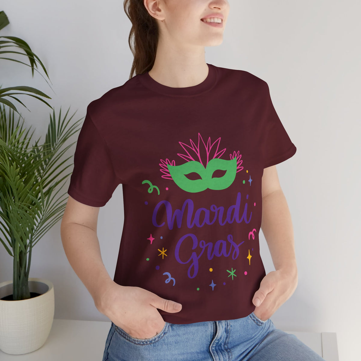 Camiseta unisex de algodón para carnaval
