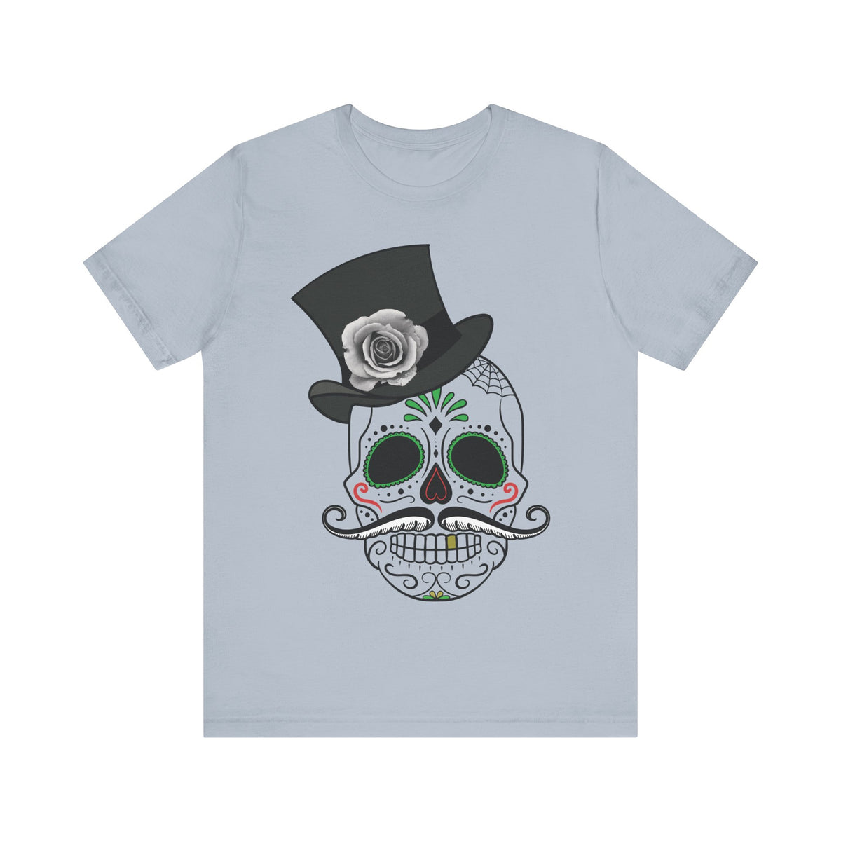 Camiseta unisex de algodón con calavera