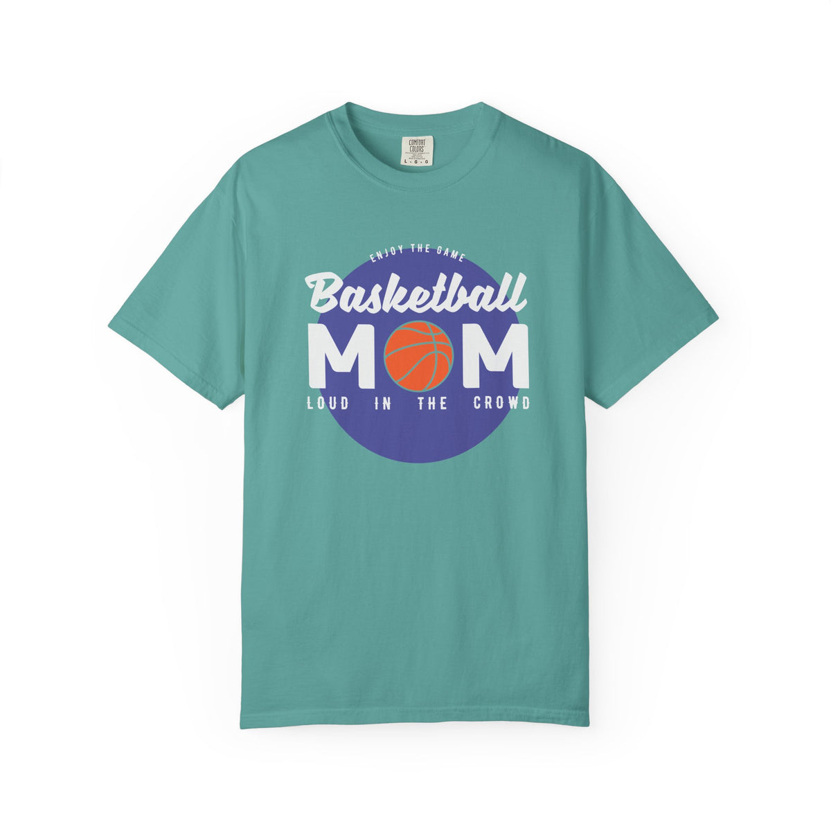 Basketball Mom T-shirt Mother's Day Mama Tee Unisex Comfort Colors Garment-Dyed Cotton h31