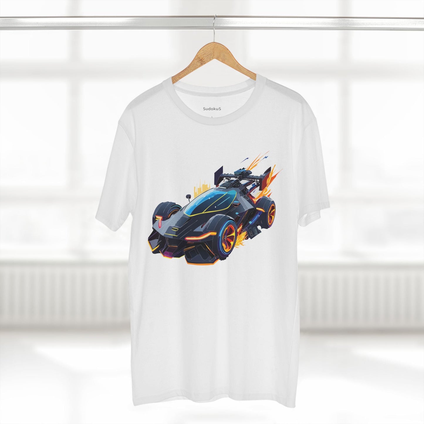 Car Graphic Unisex 100 Cotton Staple Tee 12