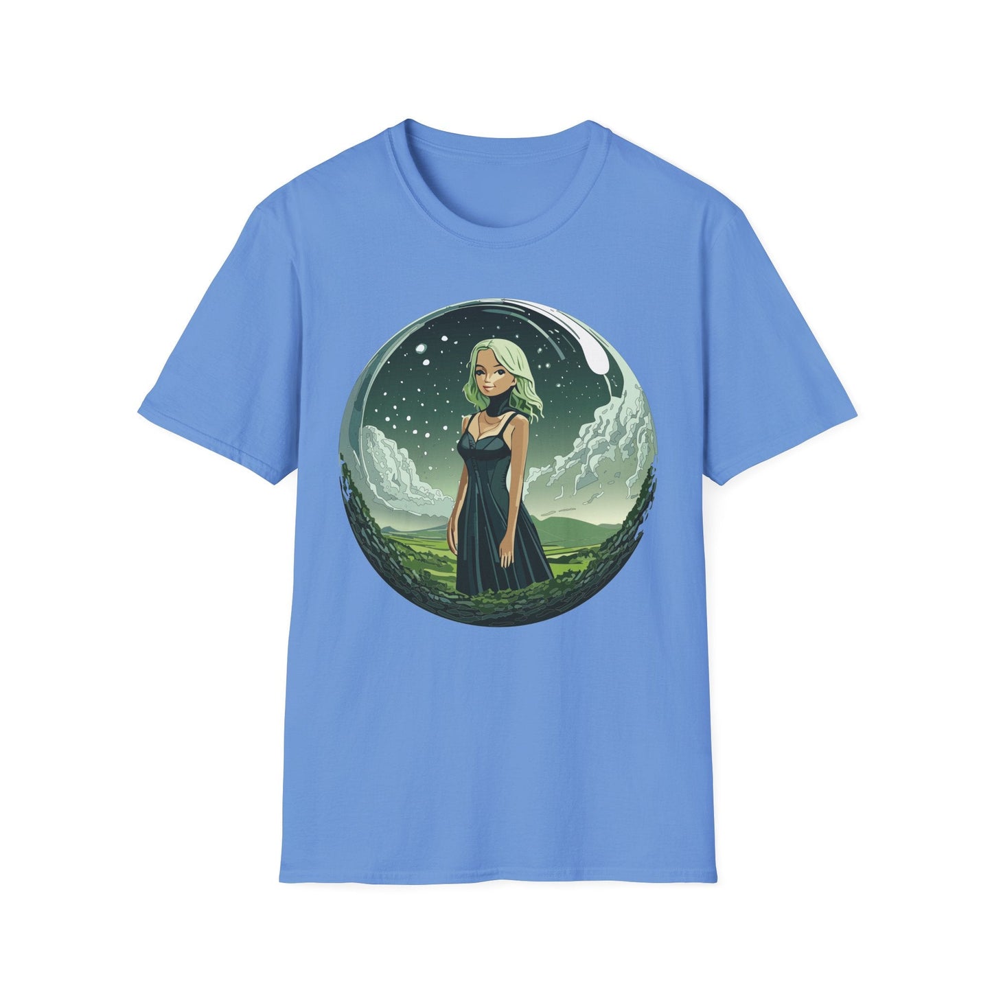 Womens Graphic T Shirt Art Design Tee Ladies Short Sleeve Softstyle 64000 Cotton Ring Spun
