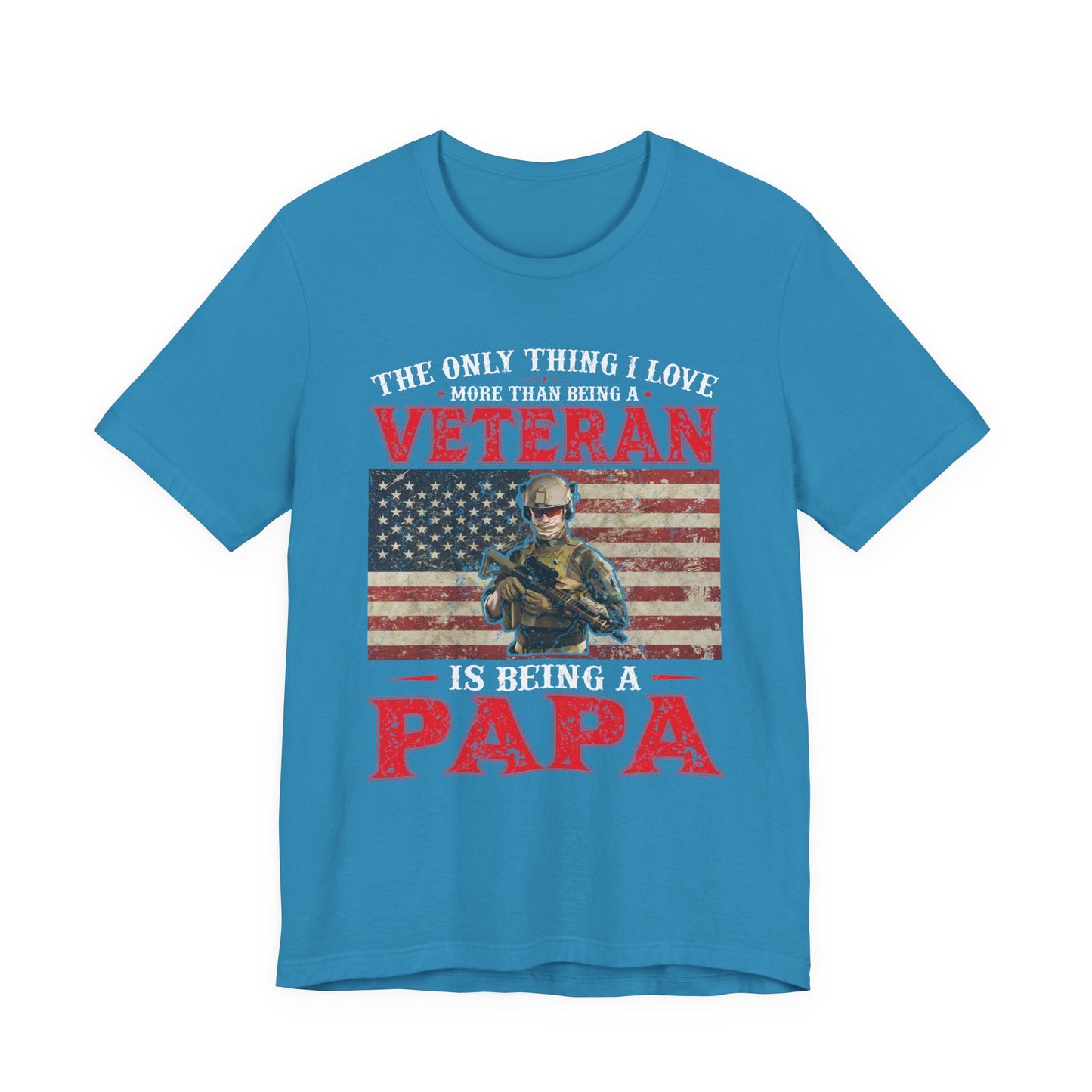 Army Veteran Patriotic Graphic Design Unisex Cotton T-Shirt v30