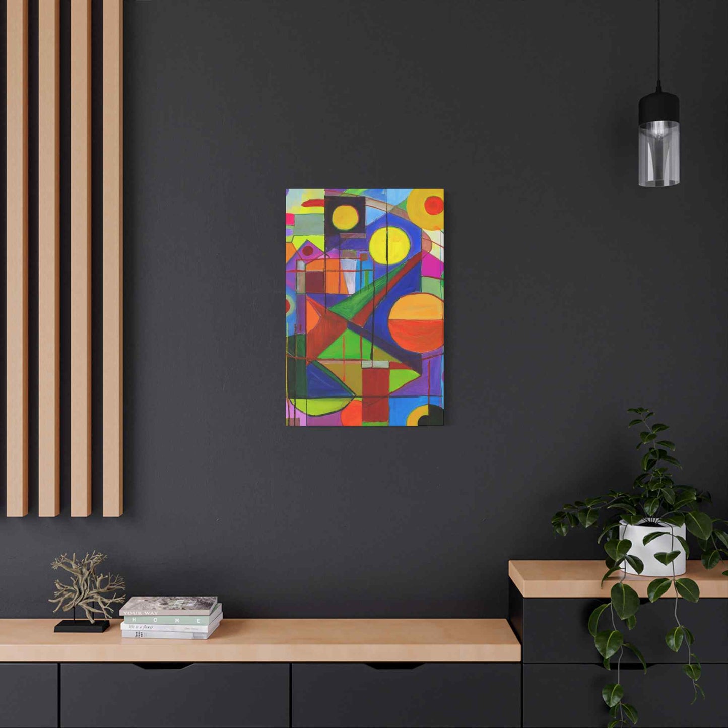 Abstract Painting Print Canvas 20x24,20x30,24x30, 24x32,24x36,30x40, 32x48,36x48,40x60 Pine-Wood Inner Frame ABS-5