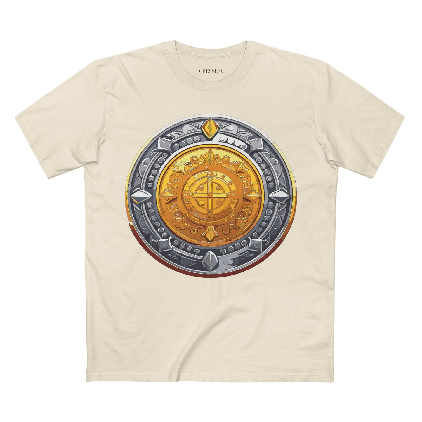 Antique Gold Coin Graphic Design T-Shirt Unisex 100 Cotton With Golden Print Artwork Tee 4