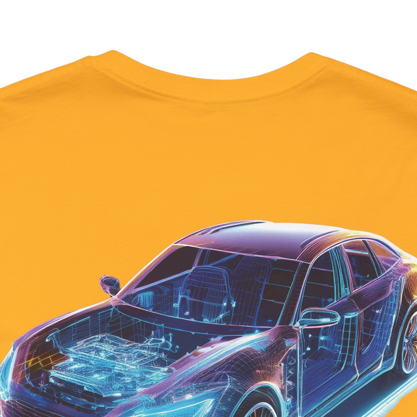 Car Graphic Tee Shirt For Car Lovers Cotton Lightweight Tee Made In Usa Eco Friendly Inks
