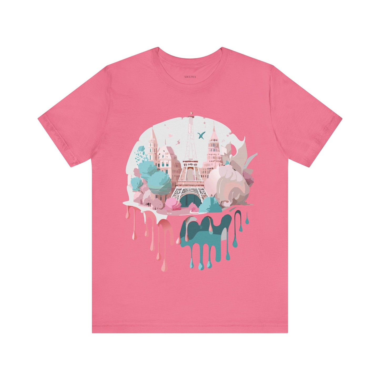 Paris Graphic Tee Unisex Premium Adelpha Art Design Vintage Inspired Short Sleeve Shirt