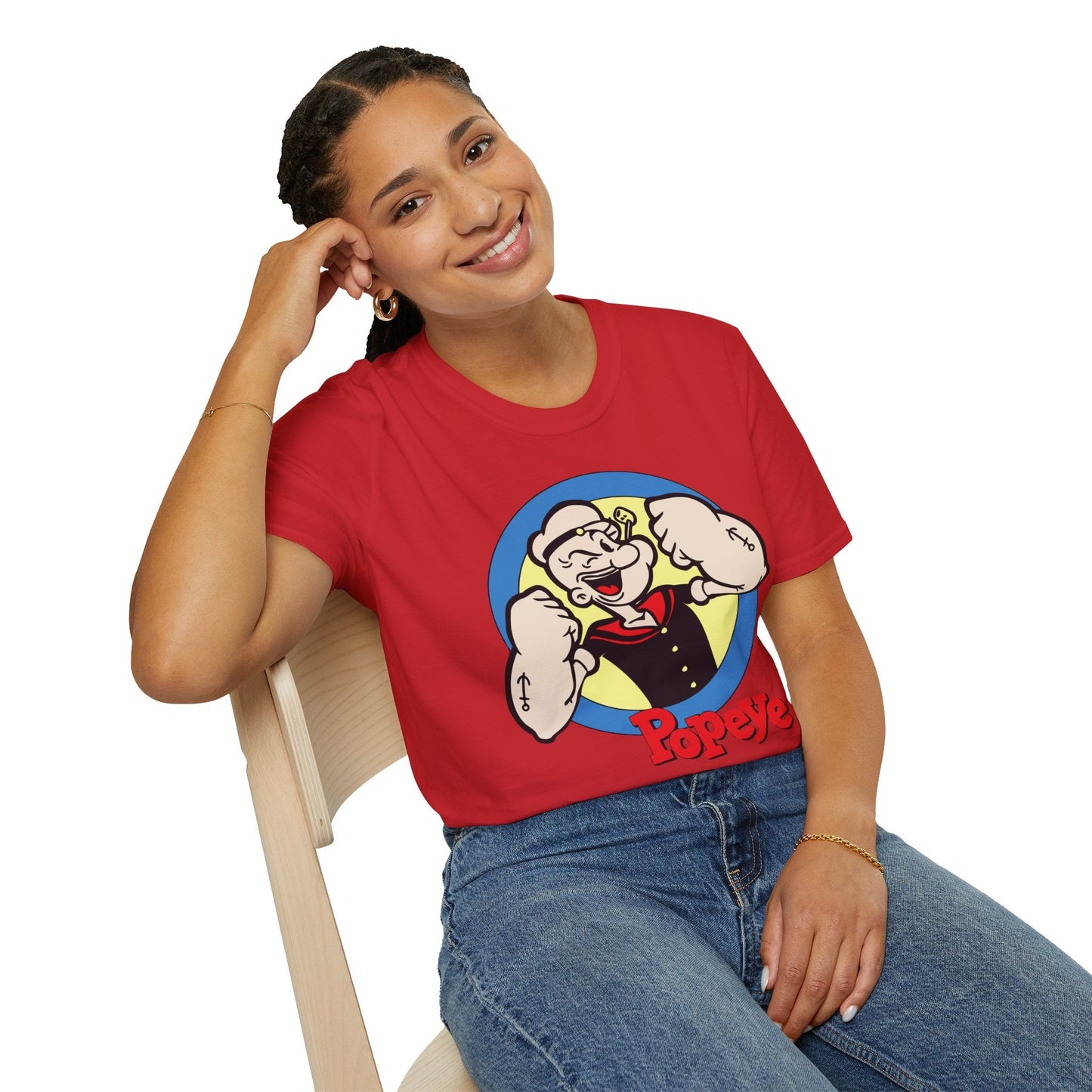 Unisex Cartoon T Shirt With Art Design Funny Animation Tee Gildan Softstyle 64000