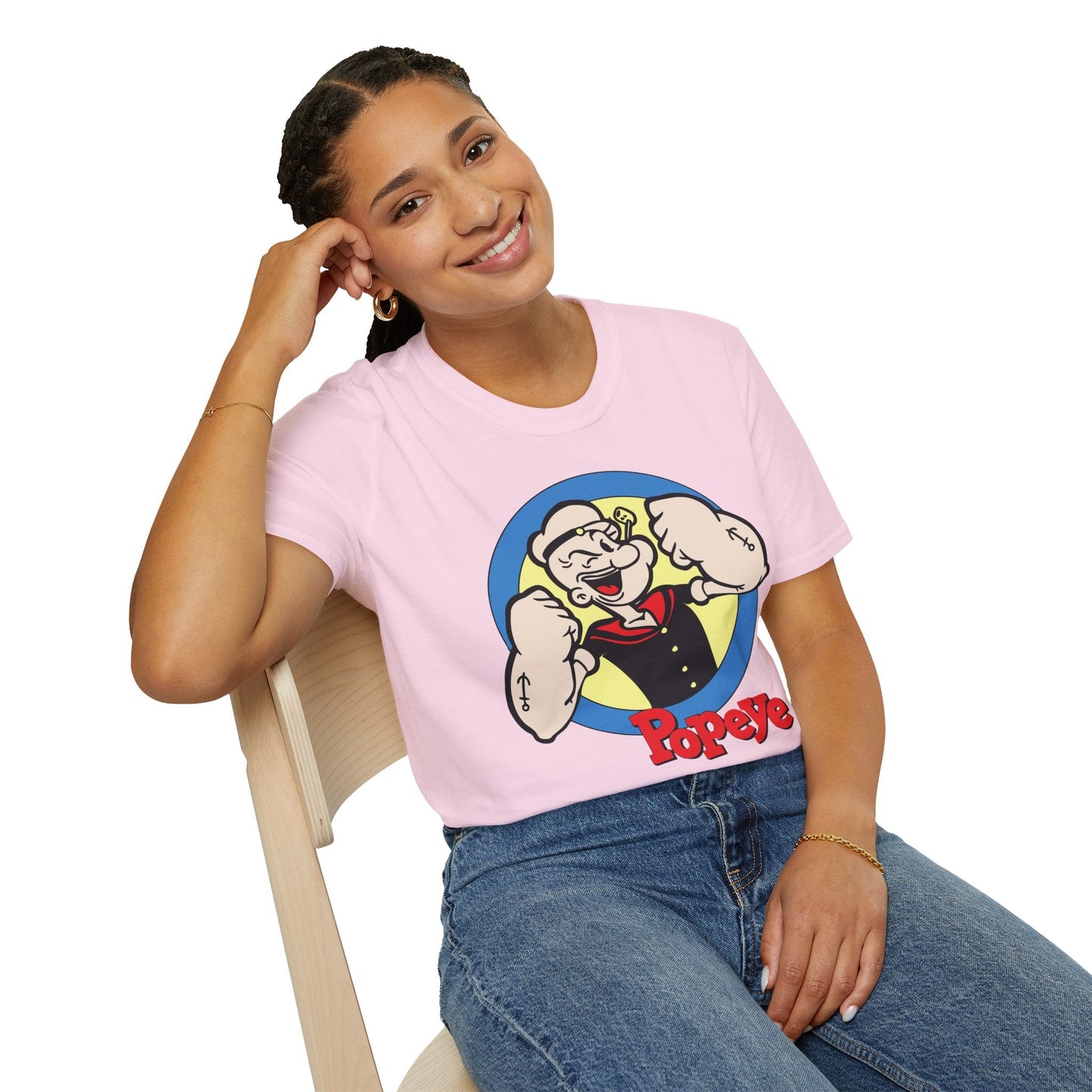 Unisex Cartoon T Shirt With Art Design Funny Animation Tee Gildan Softstyle 64000