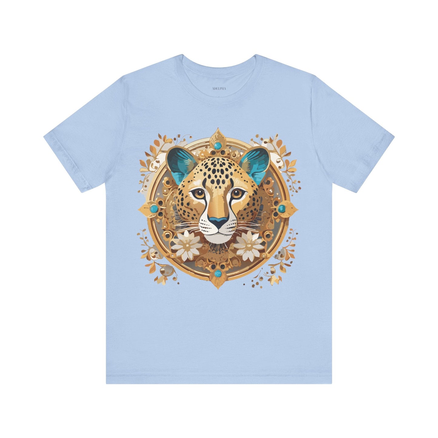 Medallion Shirt Graphic Tee Unisex Short Sleeve Vintage Inspired Artwork By Adelpha