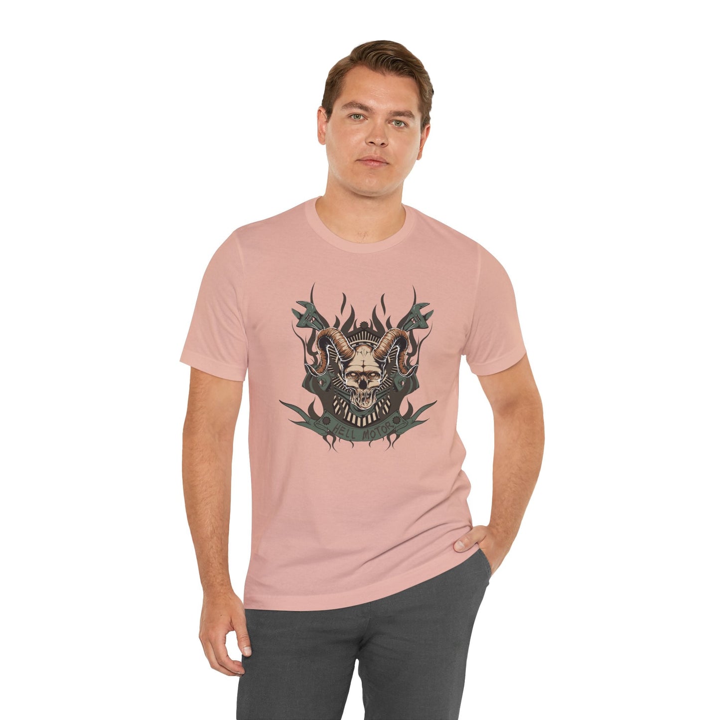 Gothic Skull Graphic Design Unisex Cotton Tee Art-49