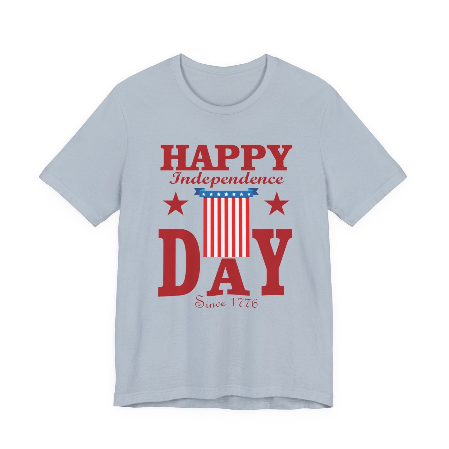 Happy Independence Day Graphic Unisex Cotton T-Shirt 018
