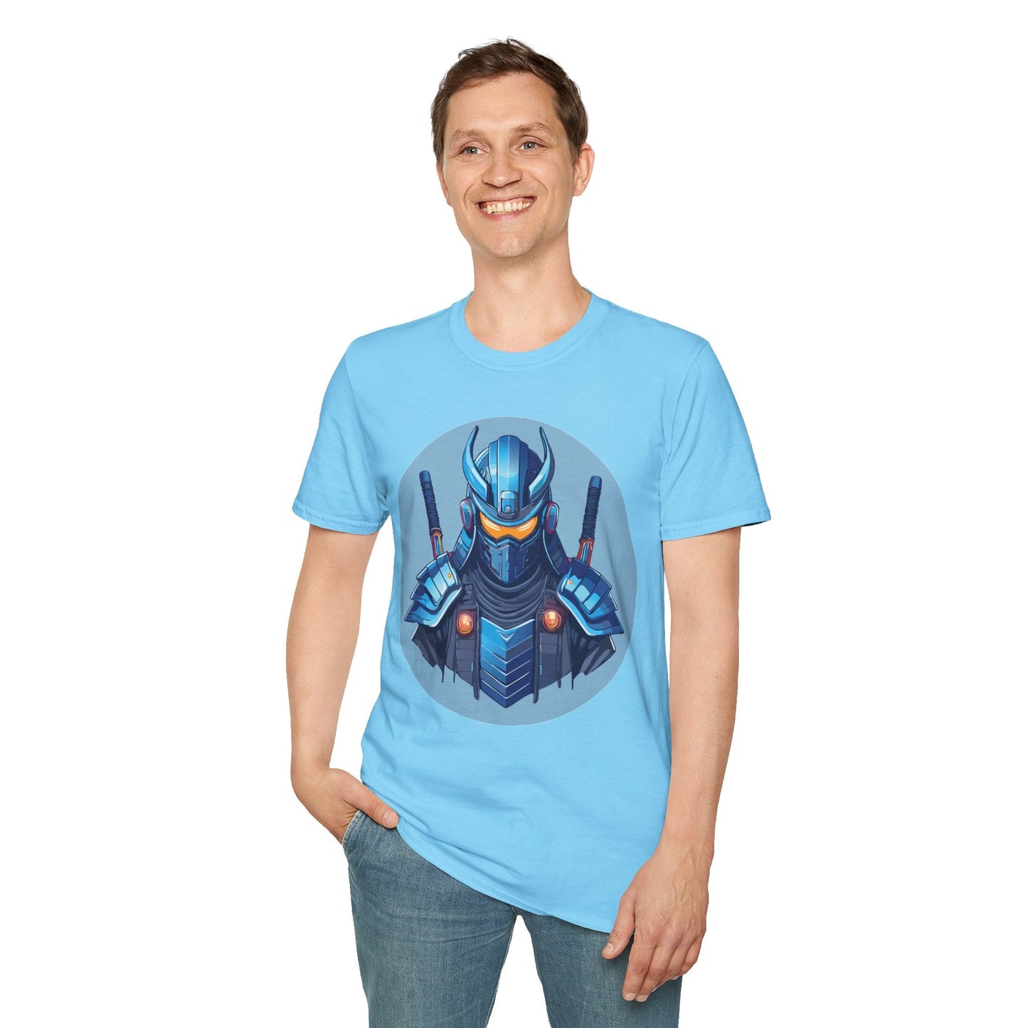Samurai Shirt Unisex Softstyle T Shirt 100 Percent Ring Spun Cotton Gildan 64000