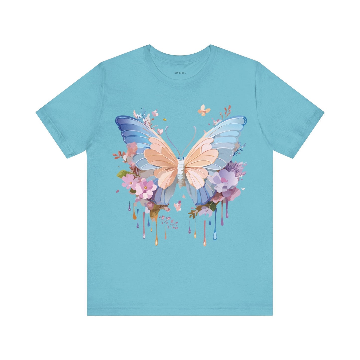 Butterfly Graphic Tee Unisex Jersey Short Sleeve Art Design Adelpha
