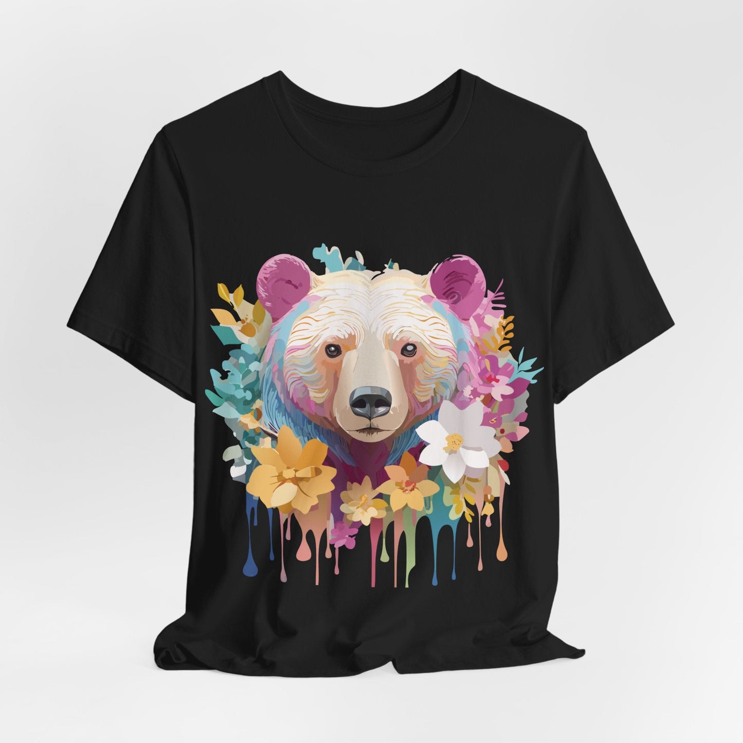 Bear Graphic Tee Unisex Vintage Inspired Artwork Adelpha Premium Collection