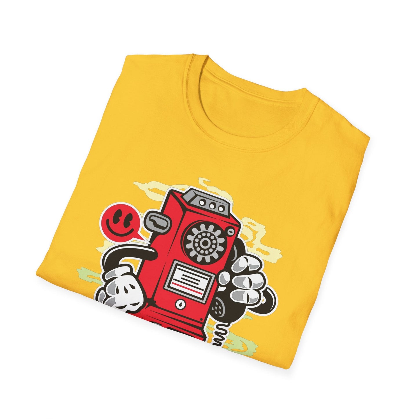 Cartoon T Shirt Animation T Shirt Funny Graphic Tee Softstyle 64000 Unisex Short Sleeve