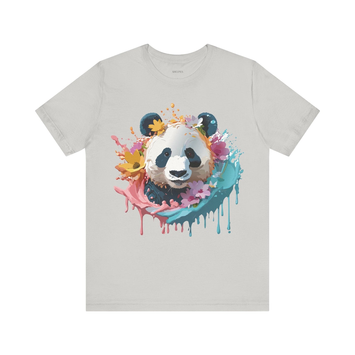 Panda Graphic Tee Unisex Jersey Short Sleeve Art Design Shirt By Adelpha Premium Casual Wear