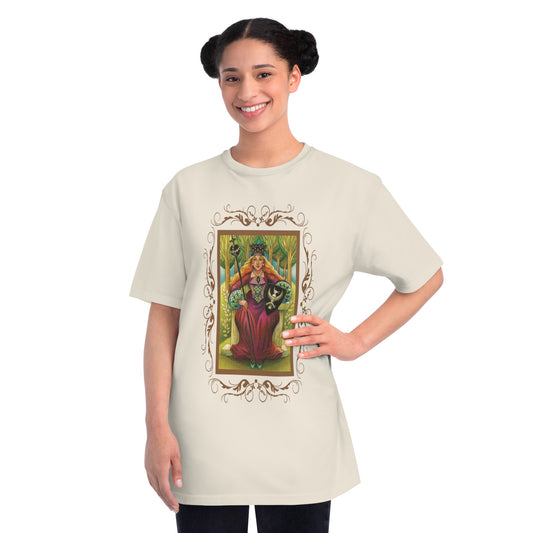 Organic Unisex Cotton T-Shirt with Tarot Cards