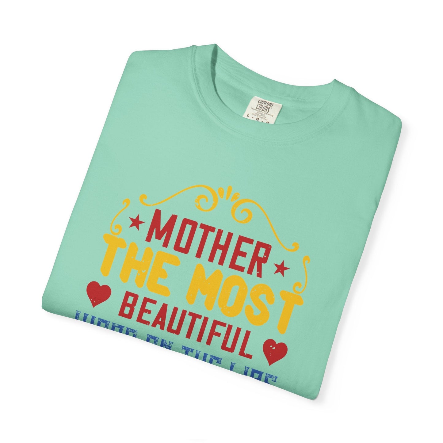 Mom T-shirt Mother Day Mama Tee Unisex Comfort Colors Garment-Dyed Cotton h84