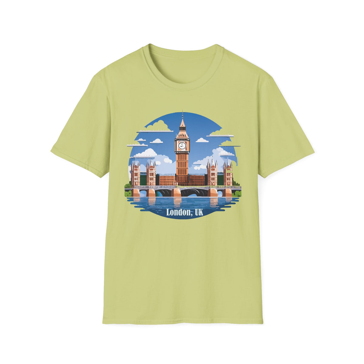 Big Ben London Skyline T-Shirt | London UK Landmark Tee