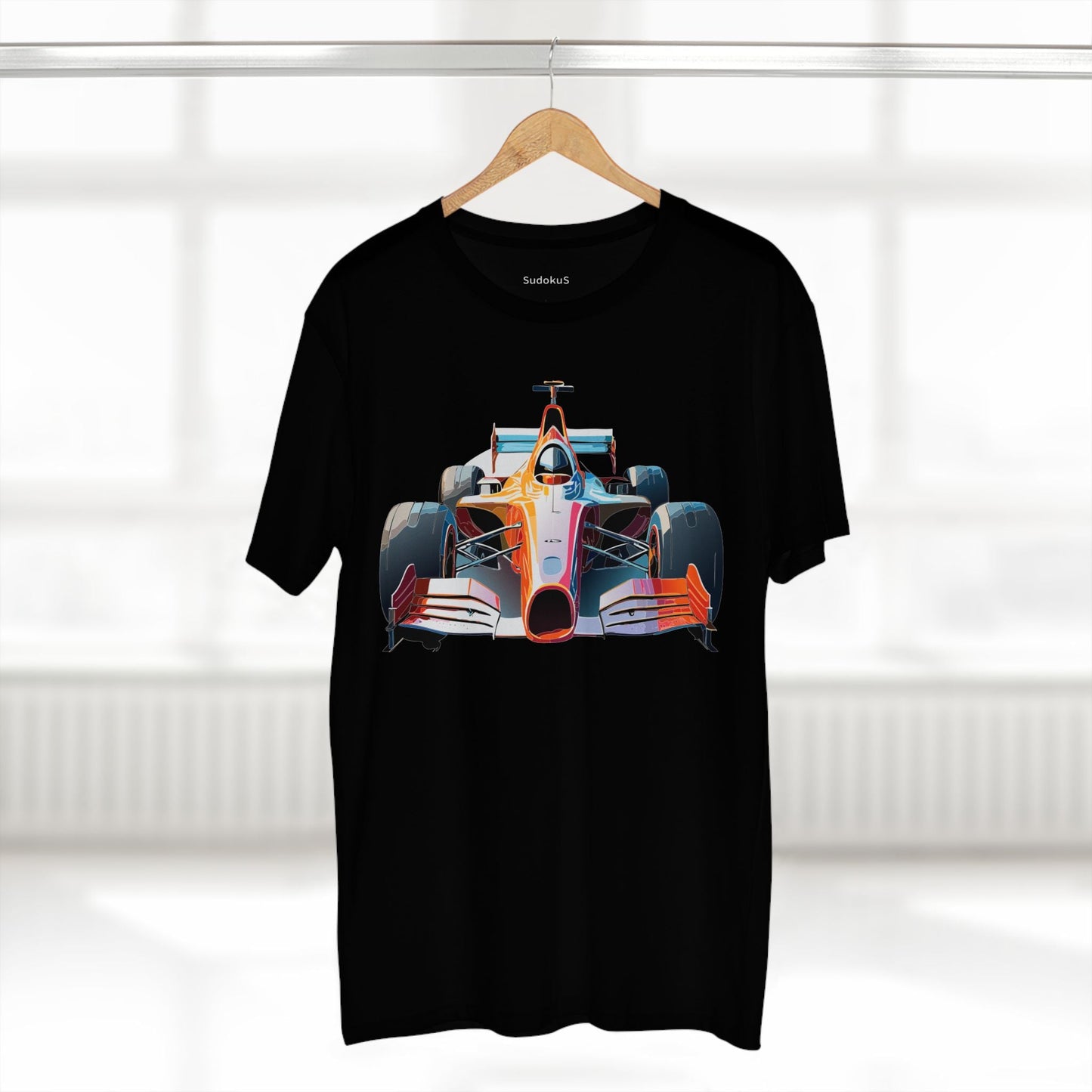 Car Graphic Unisex 100 Cotton Staple Tee 8