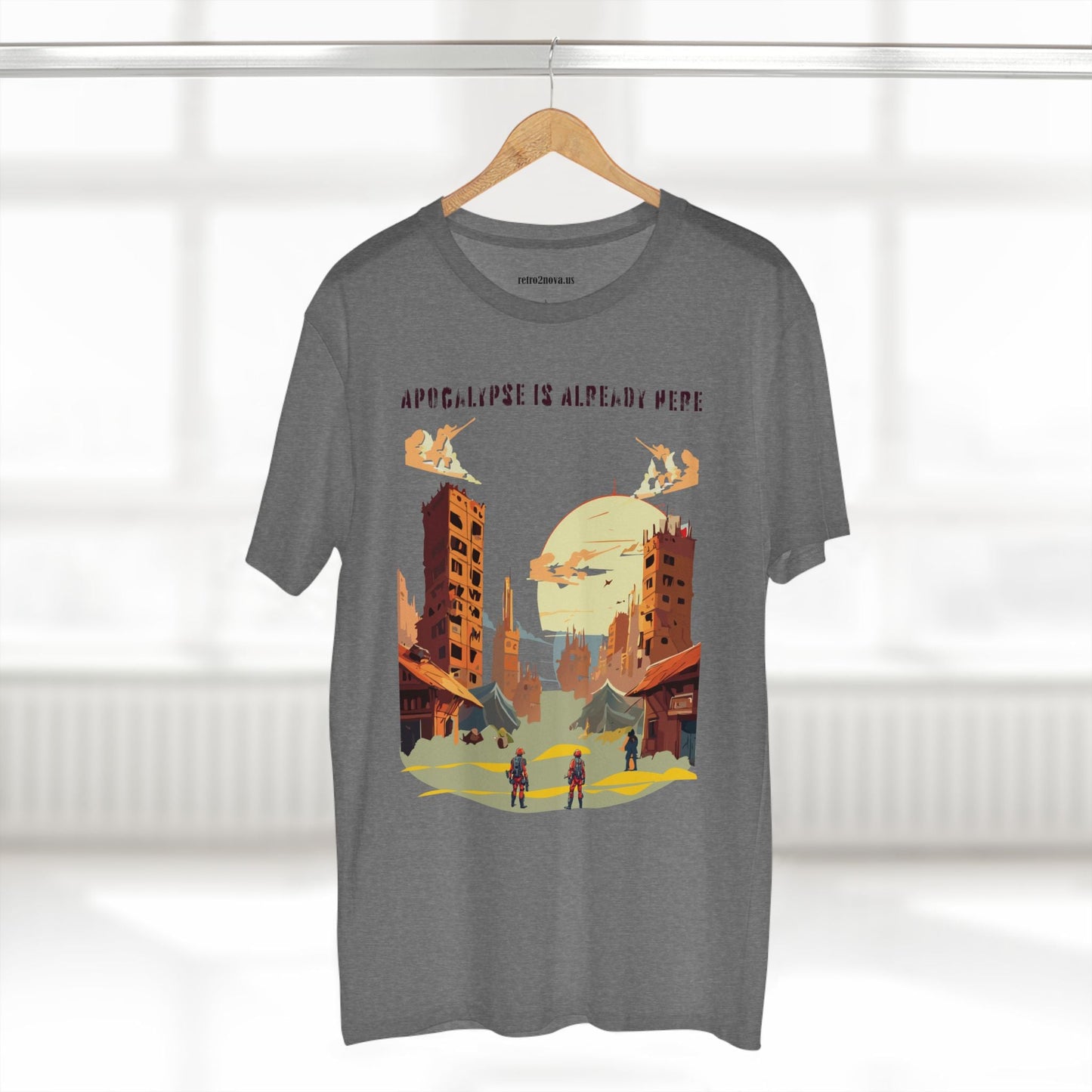 Unisex Premium Cotton Staple Tee With Original Art Design From Retro2Nova Art Collection