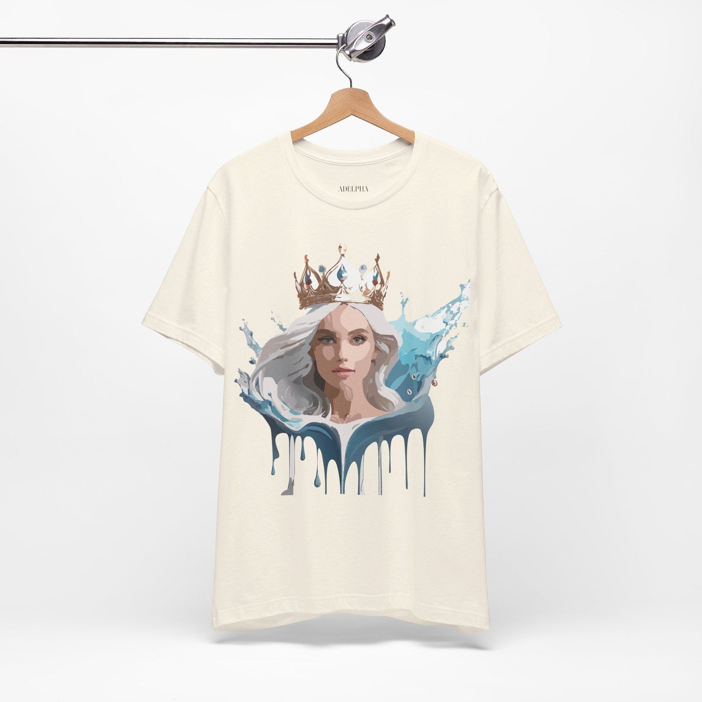 Queen Graphic T Shirt By Adelpha Unisex Jersey Short Sleeve Vintage Inspired Art Tee