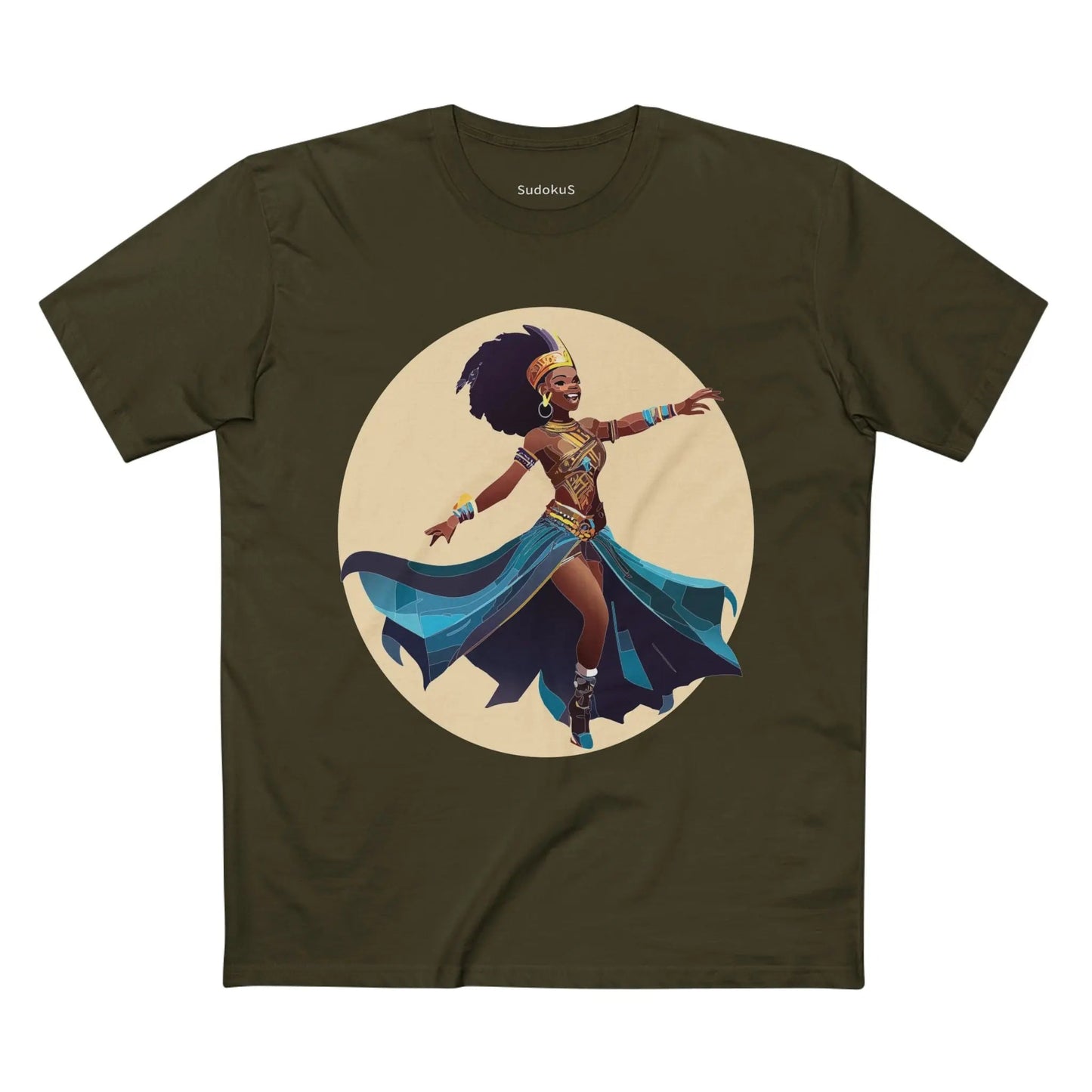Dancer Graphic Unisex 100 Cotton Staple Tee 10