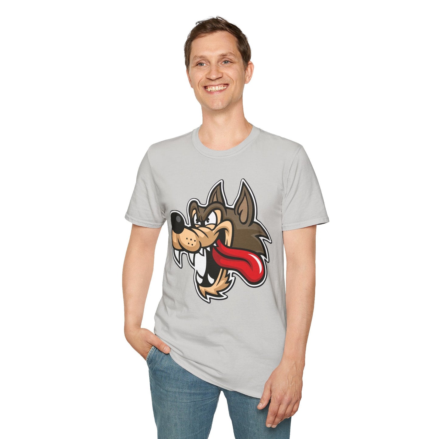 Cartoon T Shirt Animation Tee Unisex Funny Tee Gildan Softstyle 64000 100 Percent Cotton