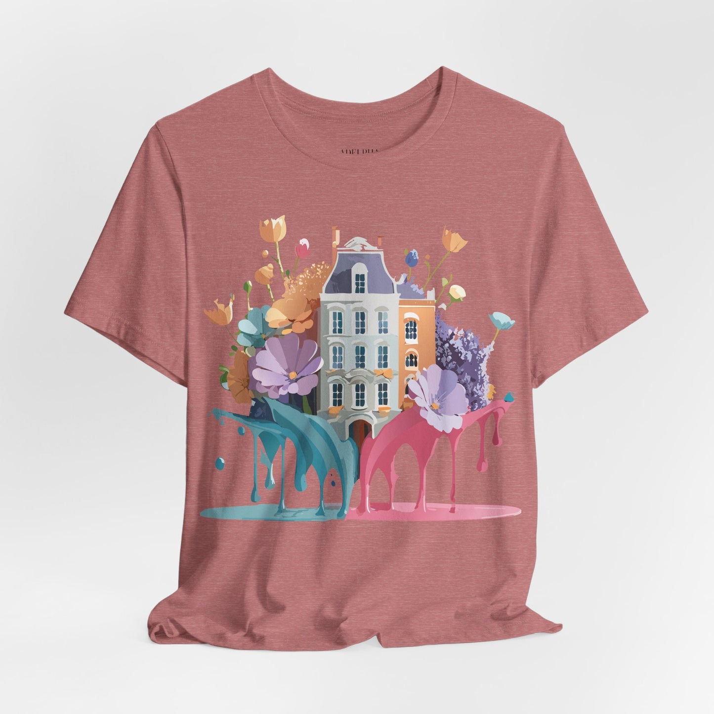 Amsterdam Graphic Tee Unisex Jersey Short Sleeve Shirt Travel Themed Original Artwork