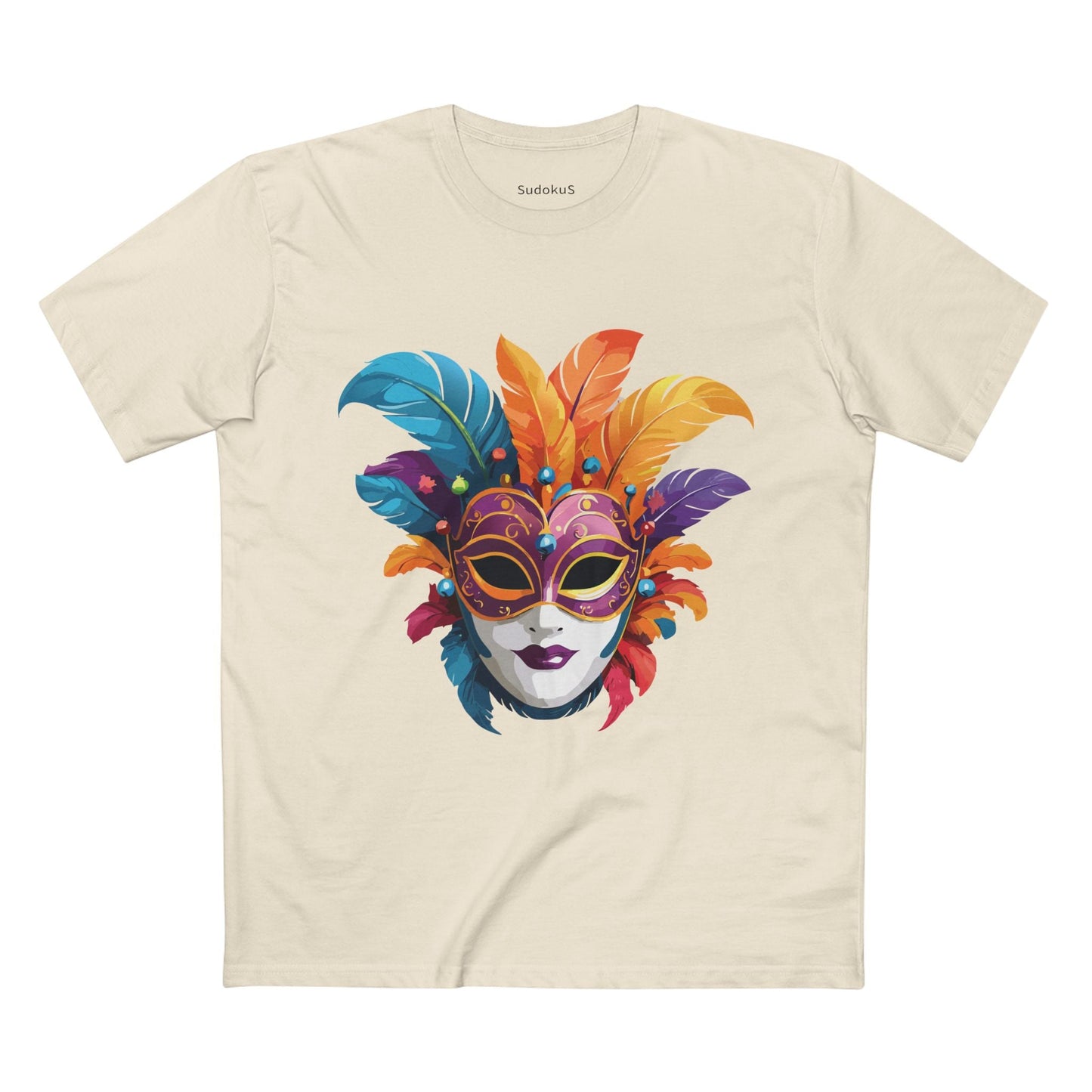 Mask Graphic Unisex 100 Cotton Staple Tee 38