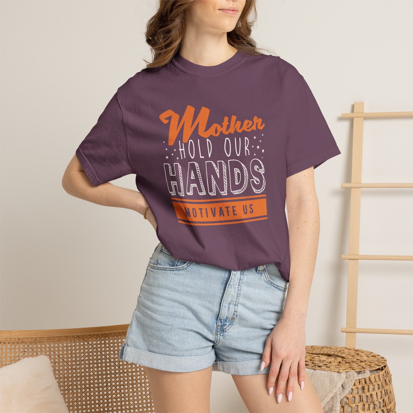 Mom T-shirt Mother Day Mama Tee Unisex Comfort Colors Garment-Dyed Cotton h48