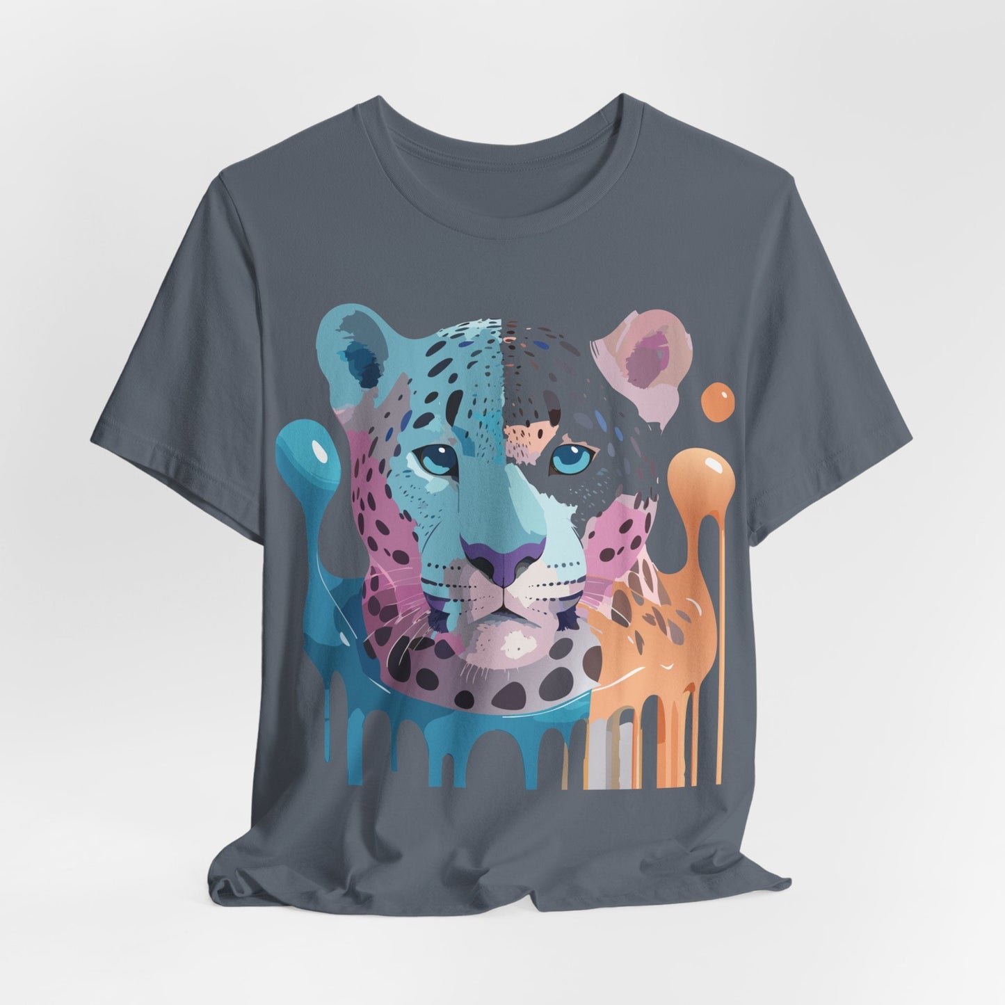 Cheetah Graphic Unisex 100 Cotton Artwork Tee 7