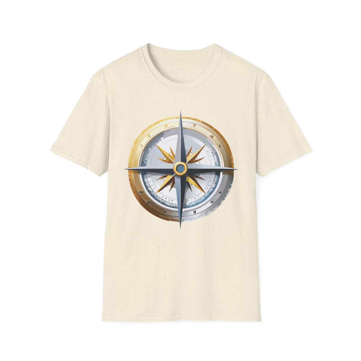 Nautical Compass T-Shirt | Vintage Compass Tee, Explorer Graphic Design Unisex 100 Cotton Gildan T-Shirt
