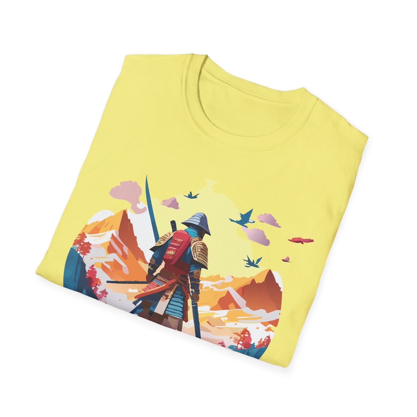 Samurai Shirt Unisex T Shirt Gildan Softstyle 64000 Cotton Tee For Everyday Comfort