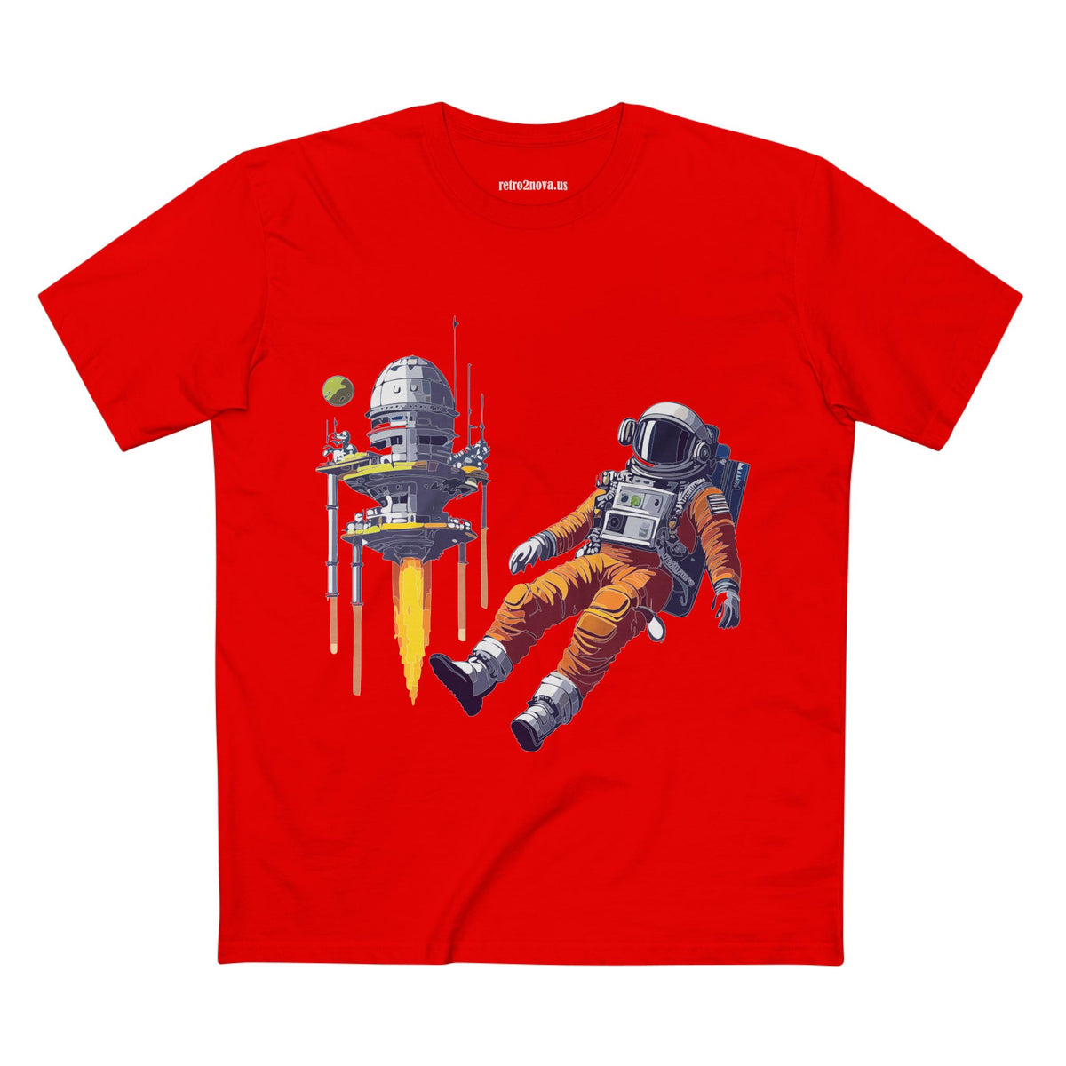 Cosmos Astronaut Graphic Tee Staple Unisex 100 Cotton Tee Shirt - CS-6