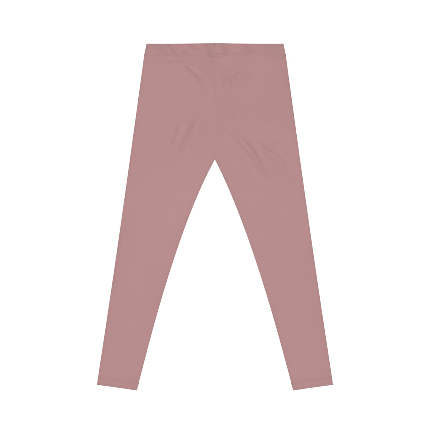 Rosy Taupe Color Women's Poly-Span Casual Leggings XS-2XL