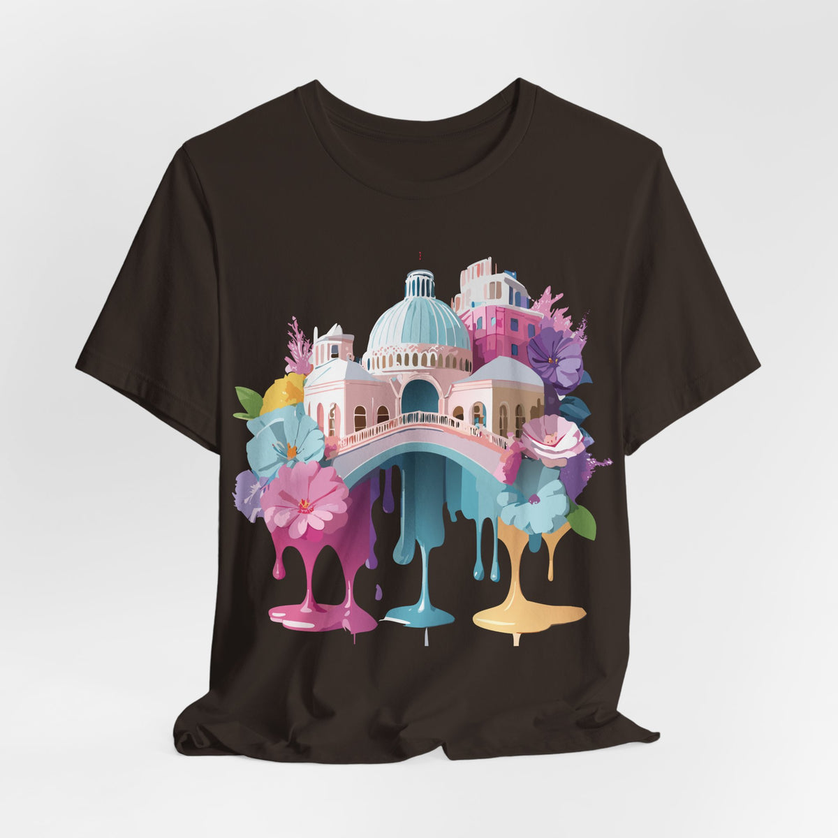 Graphic Unisex Cotton Bella+Canvas Tee Shirt with Venice