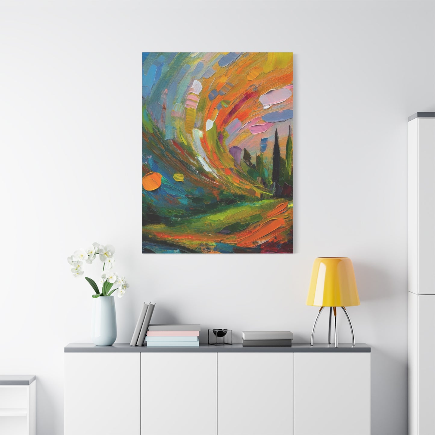 Abstract Oil Painting Print Canvas 20x24,20x30,24x30 24x32,24x36,30x40 32x48,36x48,40x60 Pine-Wood Inner Frame ABS-119