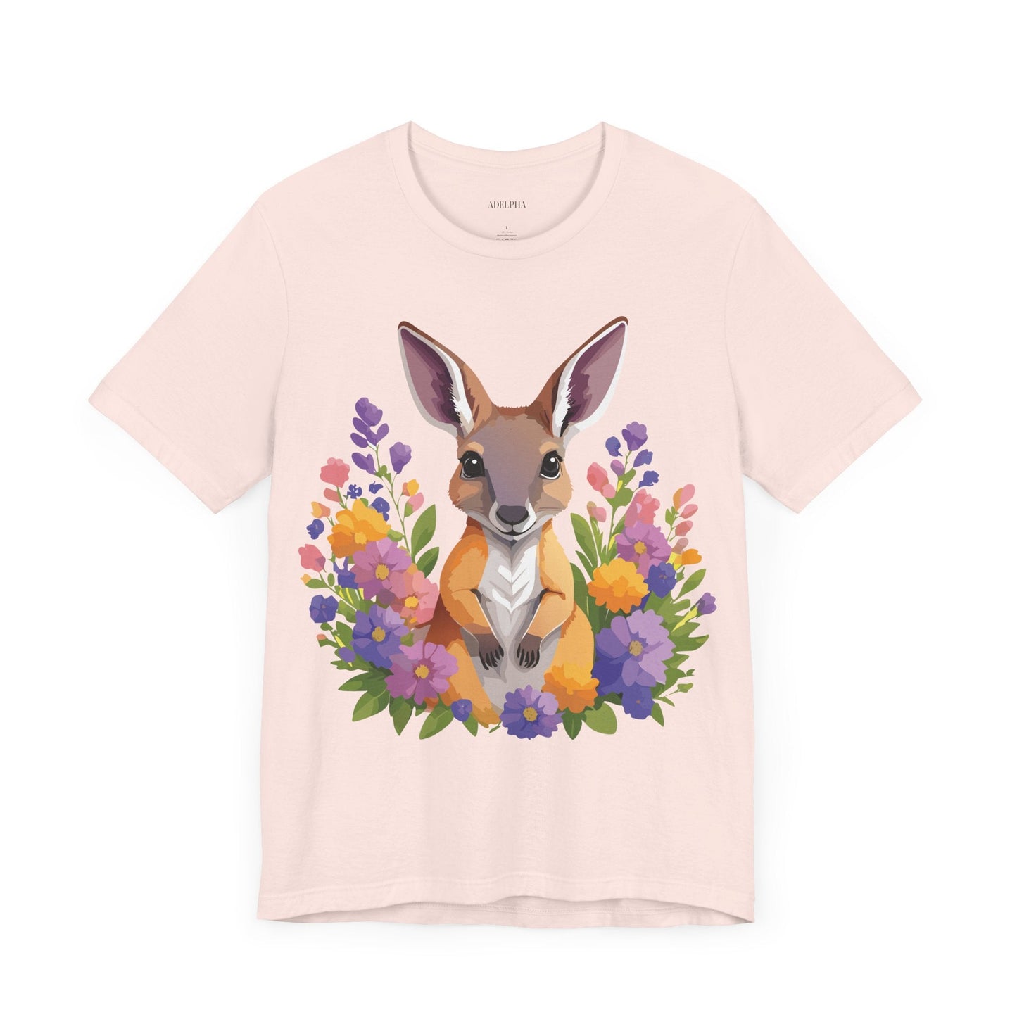 Kangaroo Graphic Unisex 100 Cotton Vintage Animal Artwork Tee 2