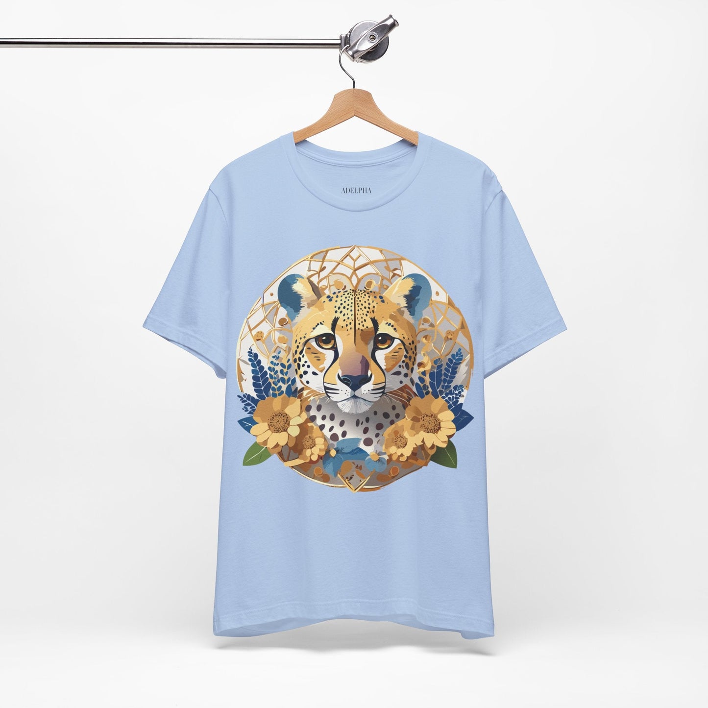 Medallion Graphic Unisex 100 Cotton Vintage Animal Medal Artwork Tee 53