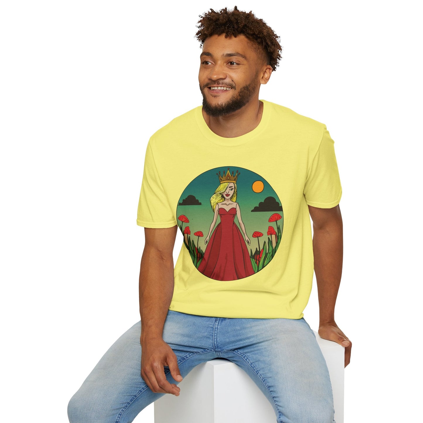 Womens Graphic T Shirt Art Design Tee Unisex Softstyle 64000 Ring Spun Cotton Daily Wear