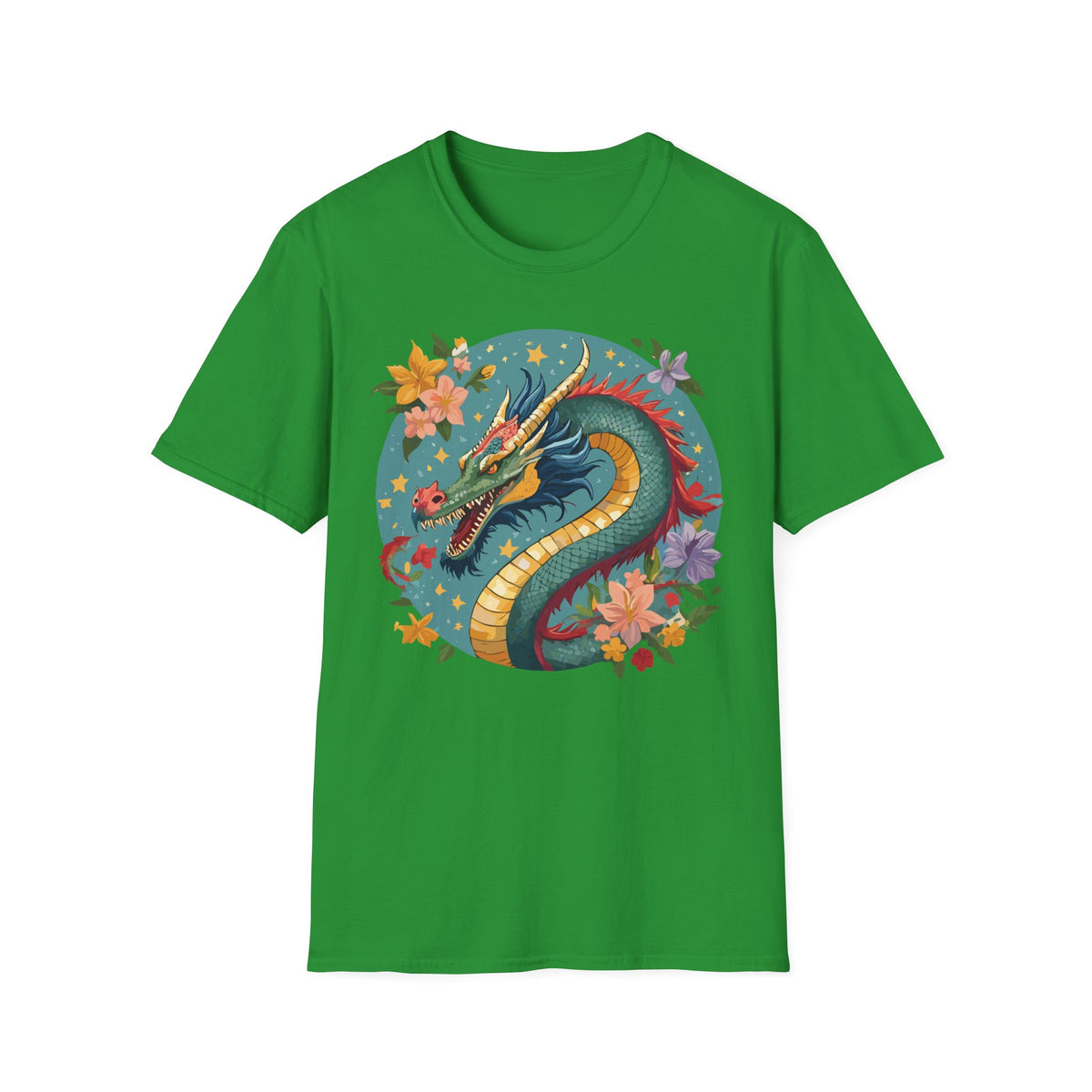Dragon Graphic Tee Gildan Unisex 100 Cotton Tee Shirt with Animal a44