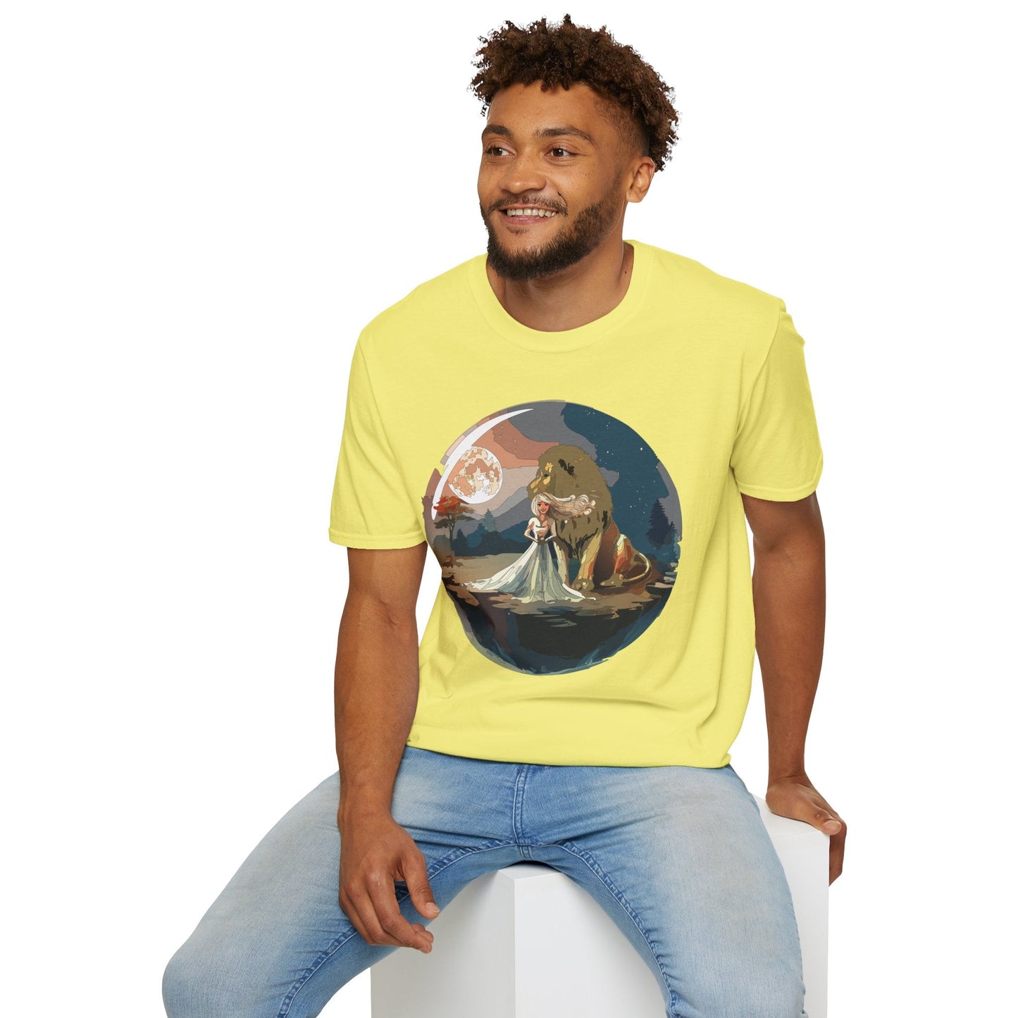 Womens Graphic T Shirt Art Design Unisex Softstyle 64000 Gildan Short Sleeve Tee