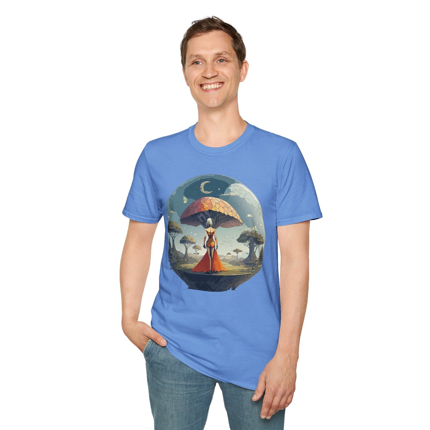 Womens Graphic T Shirts Art Design Shirt Softstyle Casual Tee 64000 Gildan Ring Spun Cotton
