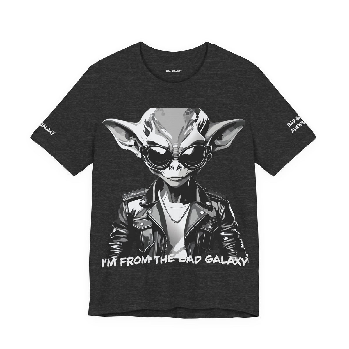 Alien Graphic Unisex Cotton Bella+Canvas Tee with Art Design b75