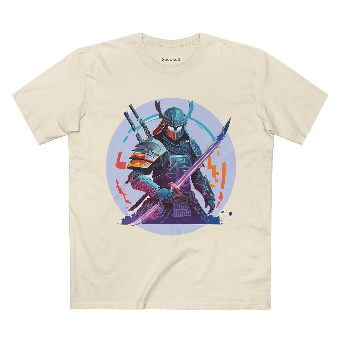 Samurai Graphic Unisex 100 Cotton Staple Tee 5