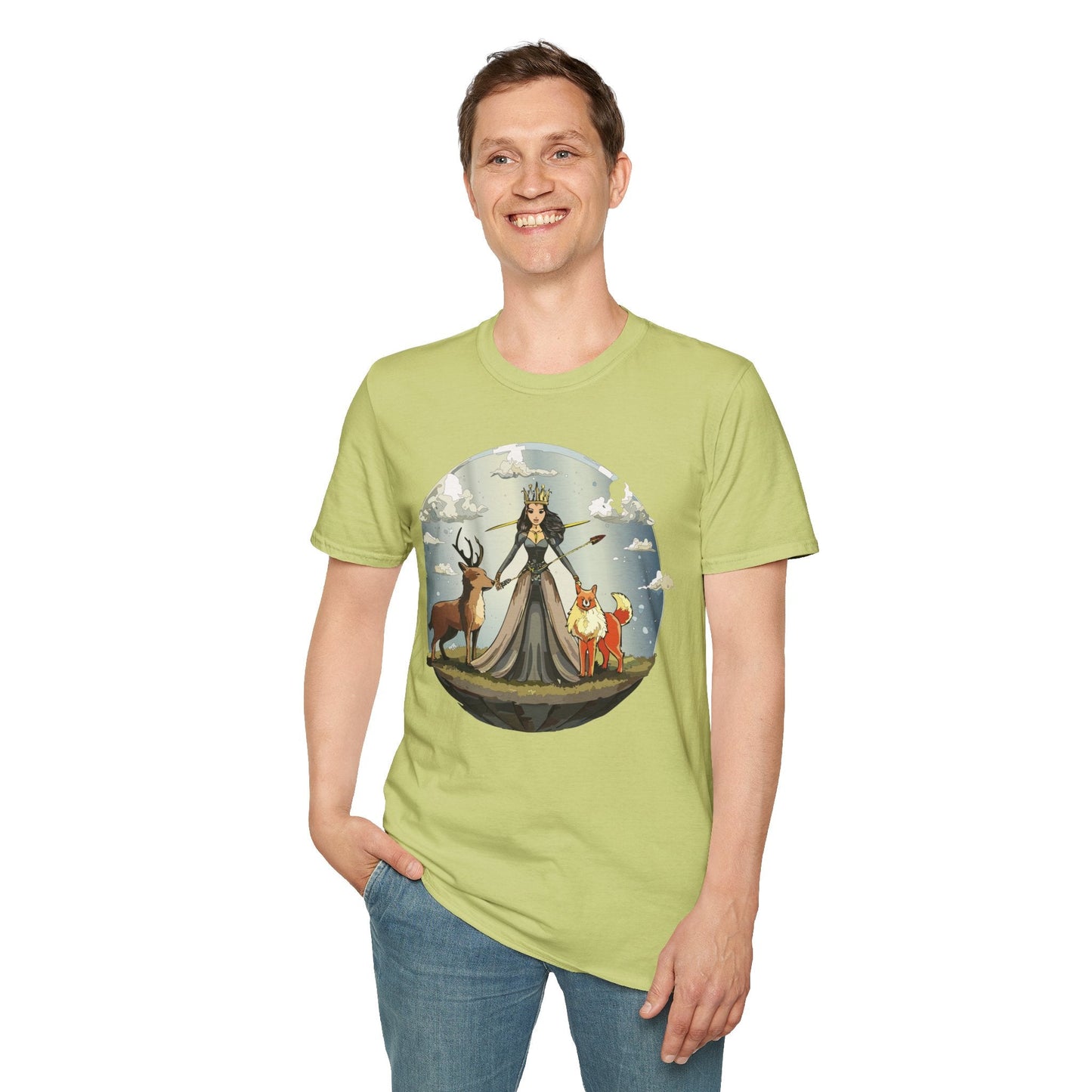 Womens Graphic T Shirt Art Design Tee Softstyle Gildan 64000 Cotton Comfort Fit Casual Wear